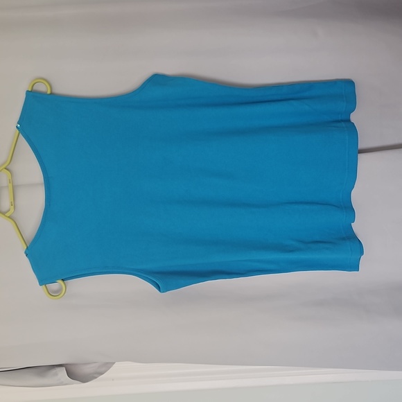 ■2 FOR $5 Jou Jou teal blue top size 2x (small) - Picture 4 of 4